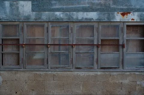 Row of windows Stock Photos