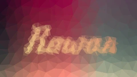 Rowan appearing techno tessellation looping animated polygons Stock Footage 109239671