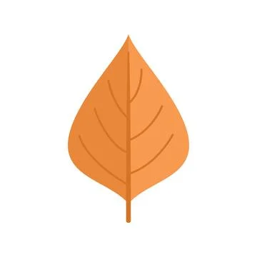 Rowan leaf icon flat vector. Autumn fall Illustrazione stock