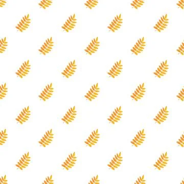 Rowan leaf pattern seamless Illustrazione stock