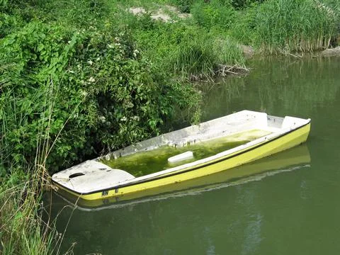 Rowboat wreck Stock-Fotos