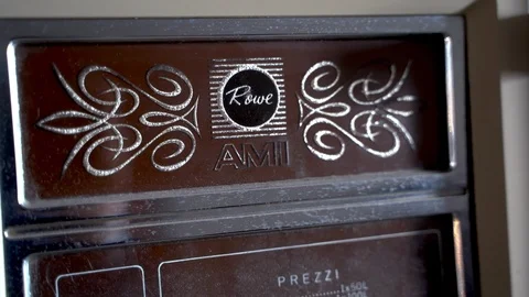 Rowe ami jukebox, old vintage music Stock Footage 120939043