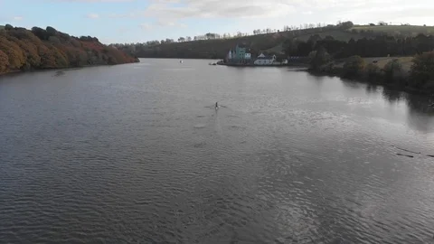 Rower at bandon river Video stock 106425945