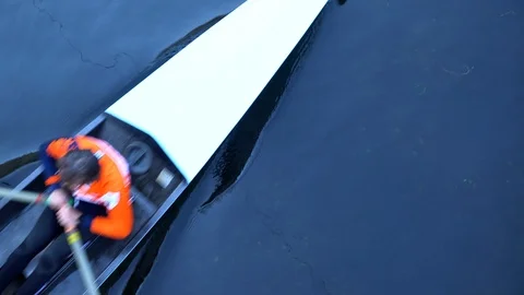 Rowing boat Stock Footage 123070012