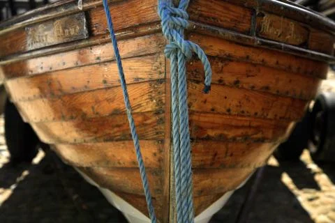 Rowing boat hull Stock Photos