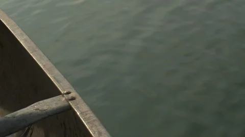 Rowing canoe 03 HD Stock Footage 6160825