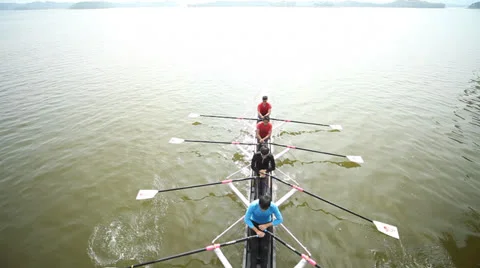 Rowing Stock Footage 25782253