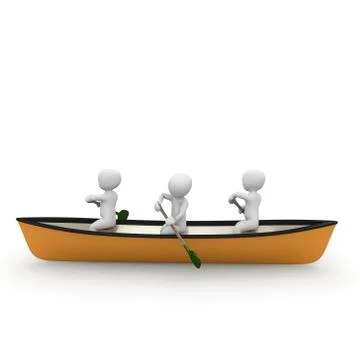 Rowing Stock Illustration