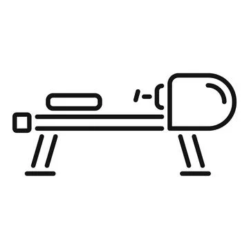 Rowing machine icon representing home cardio workout Stock Illustration