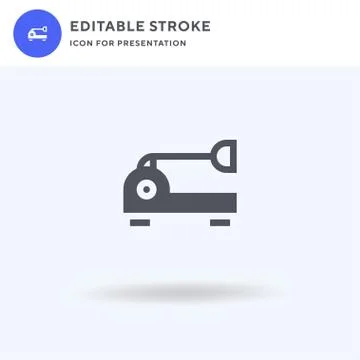 Rowing Machine icon vector, filled flat sign, solid pictogram isolated on whi 스톡 일러스트
