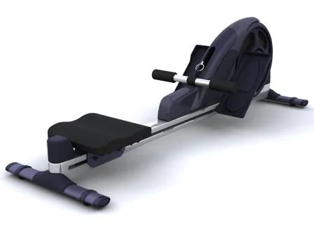 Rowing machine Stock Illustration