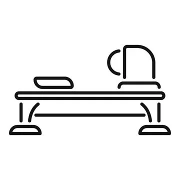Rowing machine providing cardiovascular exercise opportunities Stock Illustration