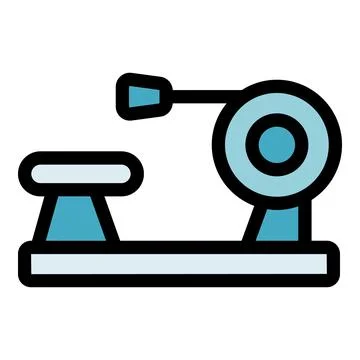 Rowing machine providing cardiovascular exercise and fitness training Stock Illustration