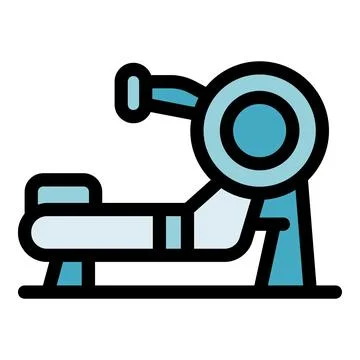Rowing machine providing effective cardiovascular workout and muscle streng.. Stock Illustration