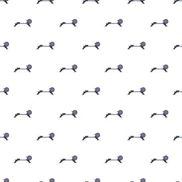 Rowing machines creating a repeating workout fitness pattern Stock Illustration