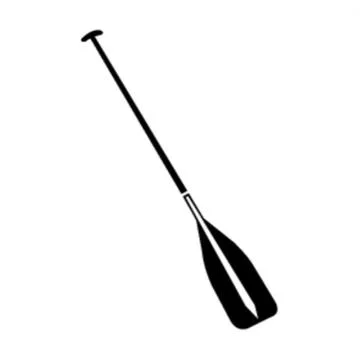 Rowing oar Stock Illustration