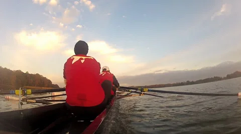 Rowing shell Stock Footage 39109162