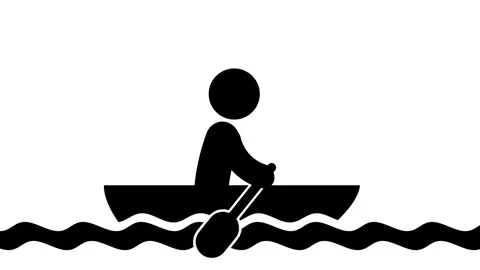 Rowing Solo Stock Footage 335671553