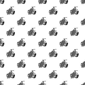 Rowing team boat competition seamless pattern design Stock Illustration
