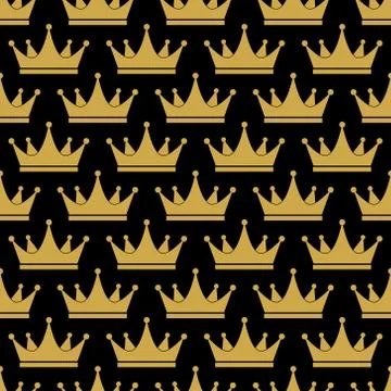 ?rown. Seamless pattern for decoration, textiles, textures, and simple backgr Stock Illustration