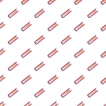 Rows of abstract books creating seamless pattern 스톡 일러스트