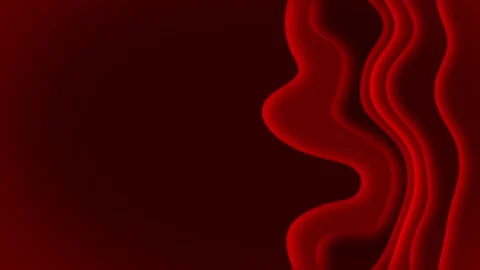 Rows and waves colorful dancing stripes red Stock Footage 200914436