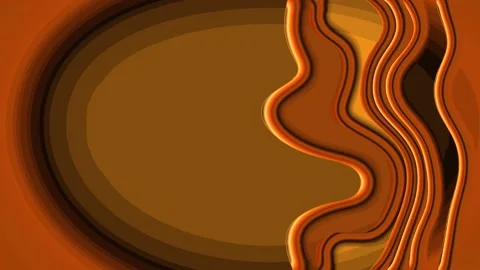 Rows and waves colorful dancing stripes golden Stock Footage 200914636