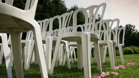 Rows Of Chairs Dolly Stock-Footage 12591544