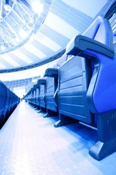 Rows of chairs Stock Photos