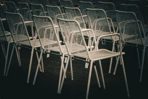Rows of chairs Stock Photos
