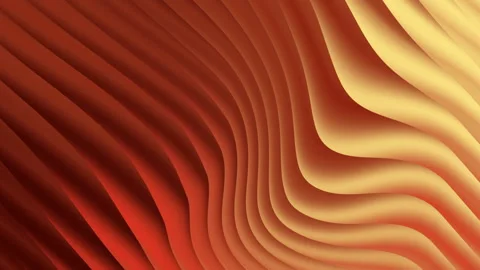 Rows Of Colorful Yellow And Red Stripes Rippling Stock-Footage 337925609