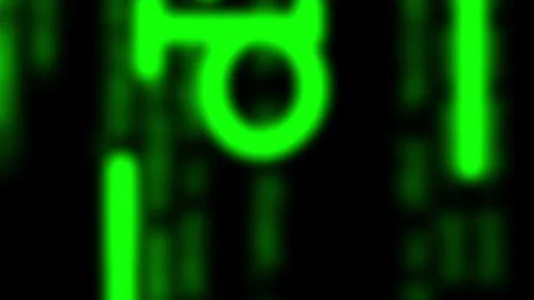 Rows of computer code disappearing in distance Stock Footage 91162171