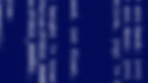 Rows of computer code disappearing in distance Stock Footage 91162195