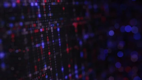 Rows of computer hexadecimal code seamless loop animation 4k (4096x2304) Stock Footage 83121793