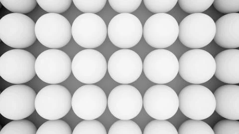 Rows of Eggs Stock Illustration