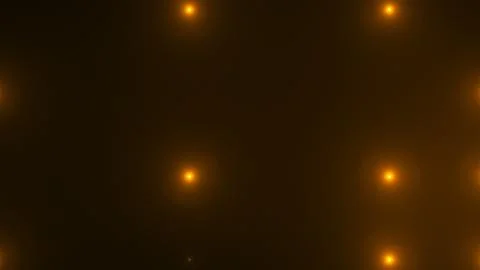 Rows of flood lights with random switch on, computer generated modern background Illustrazione stock