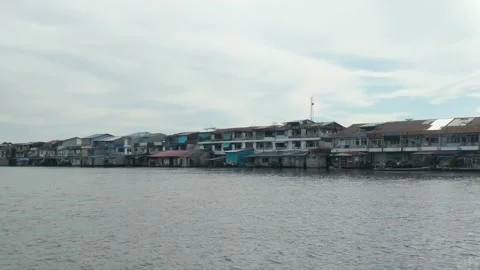 Rows of houses Stock Footage 283379084