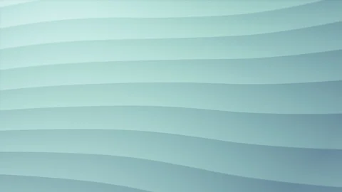 Rows or lines dynamic waving and distorting. Turquoise colored stripes rippling Video stock 124018934