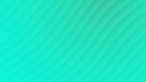 Rows or lines dynamic waving and distorting. Turquoise colored stripes rippling Video stock 124024120