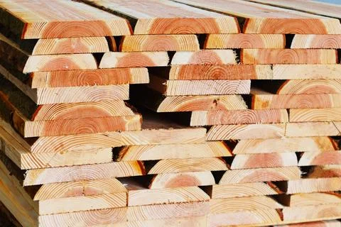 Rows of planks, close-up. 스톡 사진