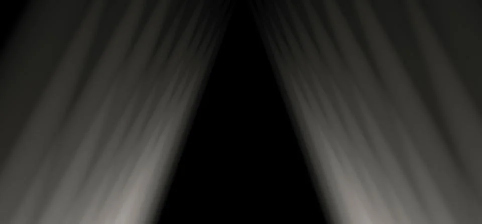 Rows of rays of light on the sides Stock Illustration