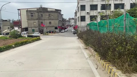 Rows of ROC flags in Kinmen, Taiwan 中華民國國旗在金門 台灣 Video stock 170046833