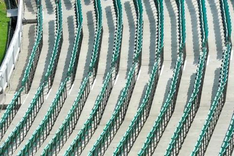 Rows of seats Stock Photos