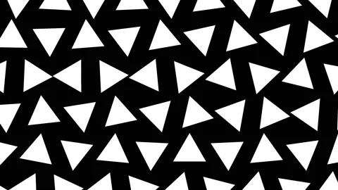 Rows of Triangles Crossing Over Mask Stock Footage 139735002