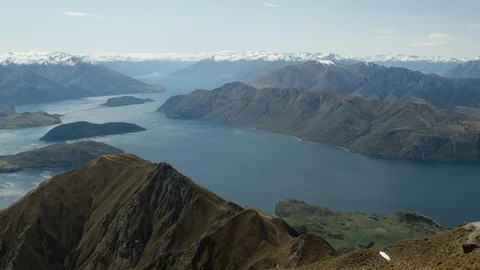 Roy Peak Wanaka #3 (Drone) Stock Footage 86500463