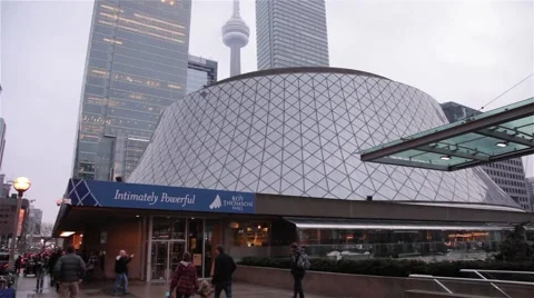 Roy thomson hall toronto canada Stock Footage 62874941