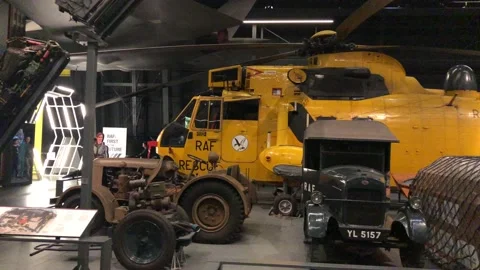 ROYAL AIRFORCE MUSEUM Stock Footage 135615260