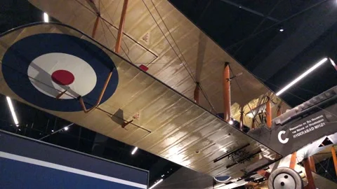 ROYAL AIRFORCE MUSEUM Stock Footage 135615276
