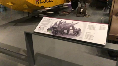 ROYAL AIRFORCE MUSEUM Stock Footage 135615336