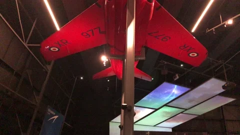 ROYAL AIRFORCE MUSEUM Stock Footage 135615362